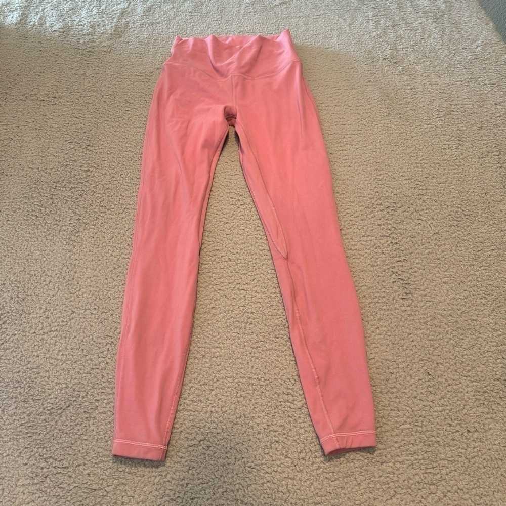 Lululemon Align High-Rise Pant 28" Pink Blossom size 6 Double Line